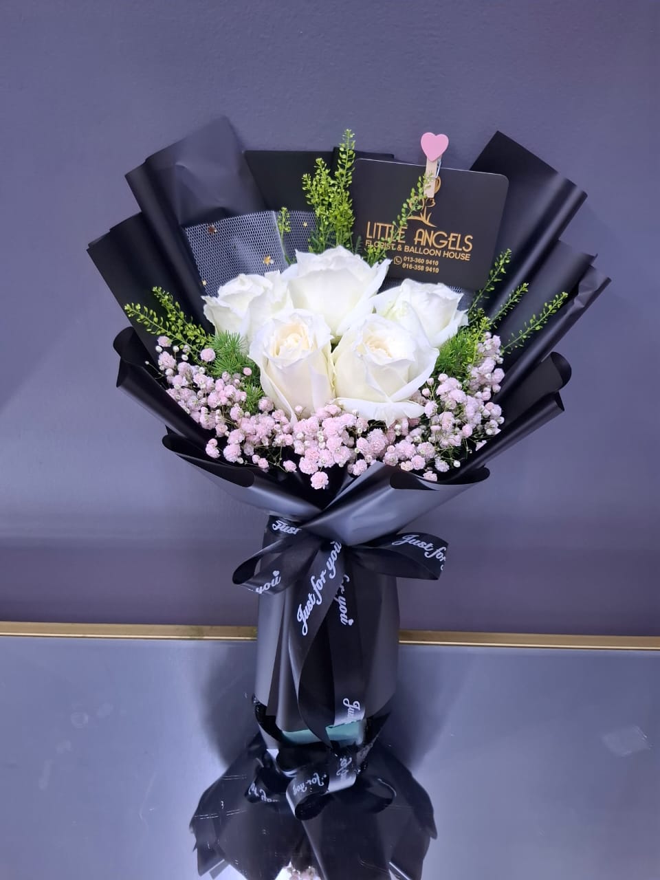 Roses Bouquet - White_0