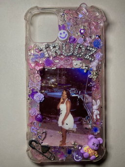 Rhinestone Name Junk Case