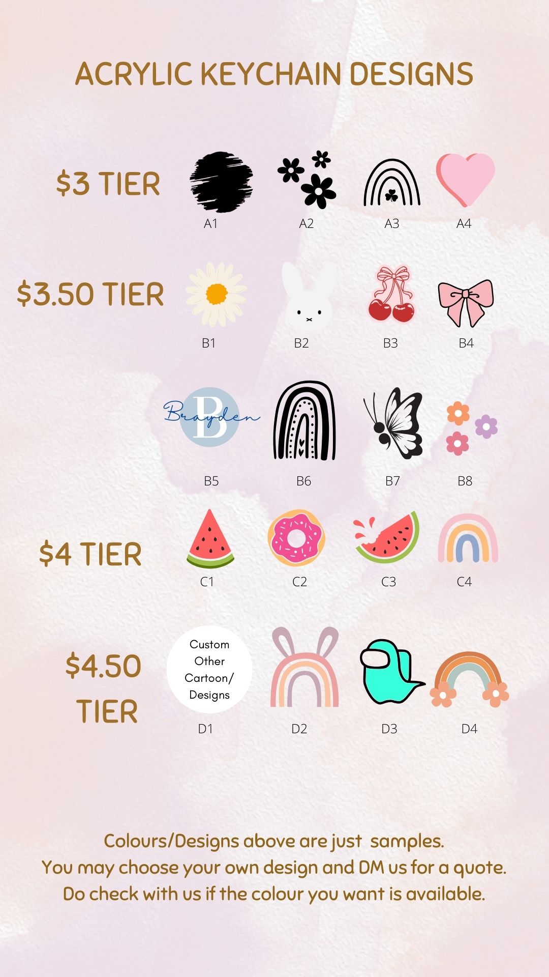 Acrylic Name Keychains_1