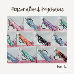 Acrylic Name Keychains