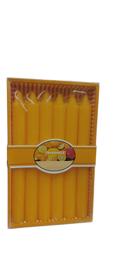 شمع معطر 6 عدد 🟠