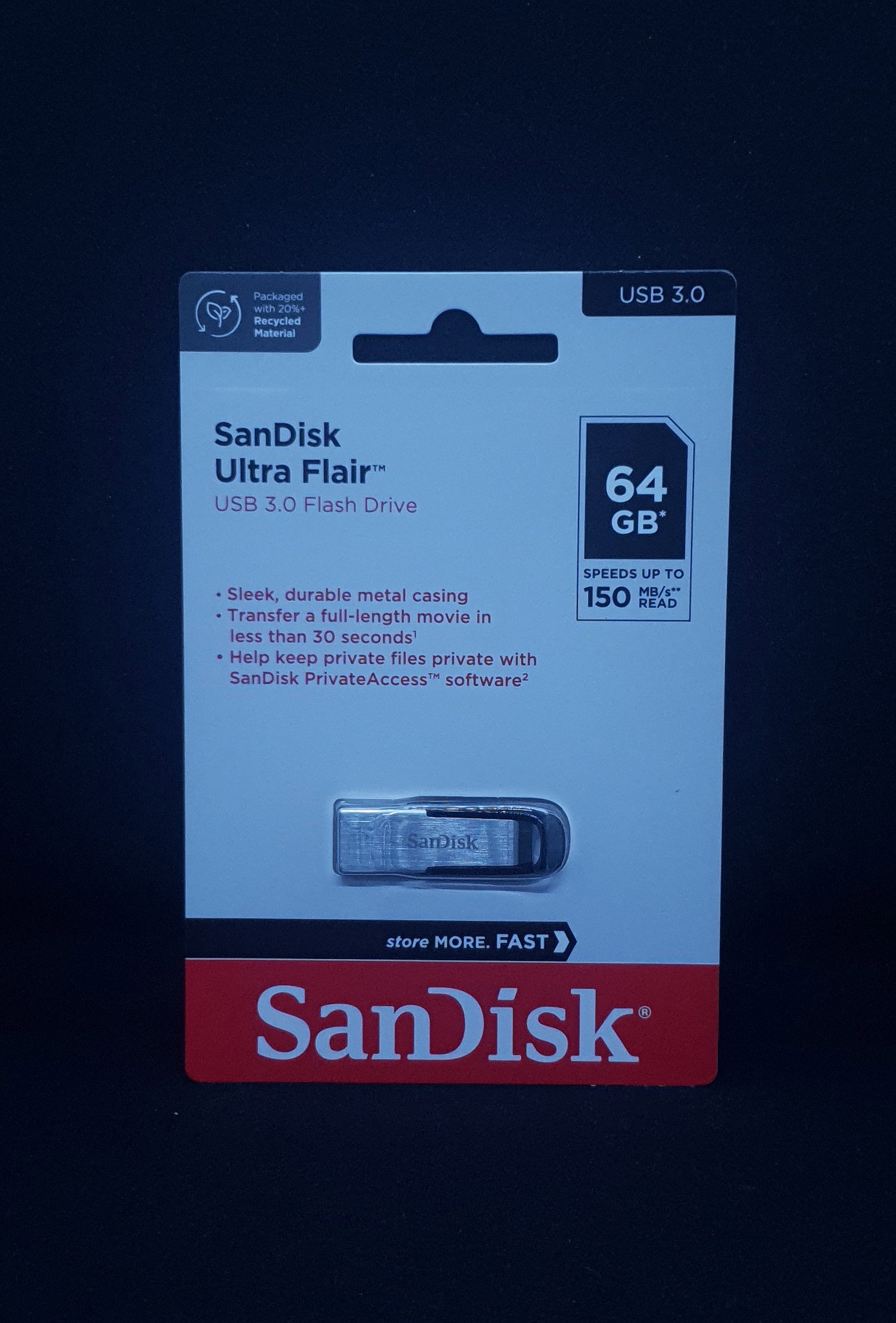 64GB Sandisk Ultra Flair Flashdisk_0