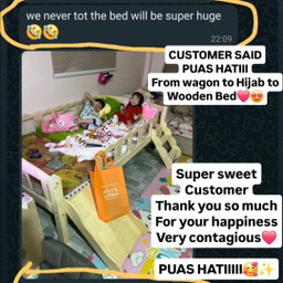WOODEN BED STAIRS AND SLIDE (PREORDER)