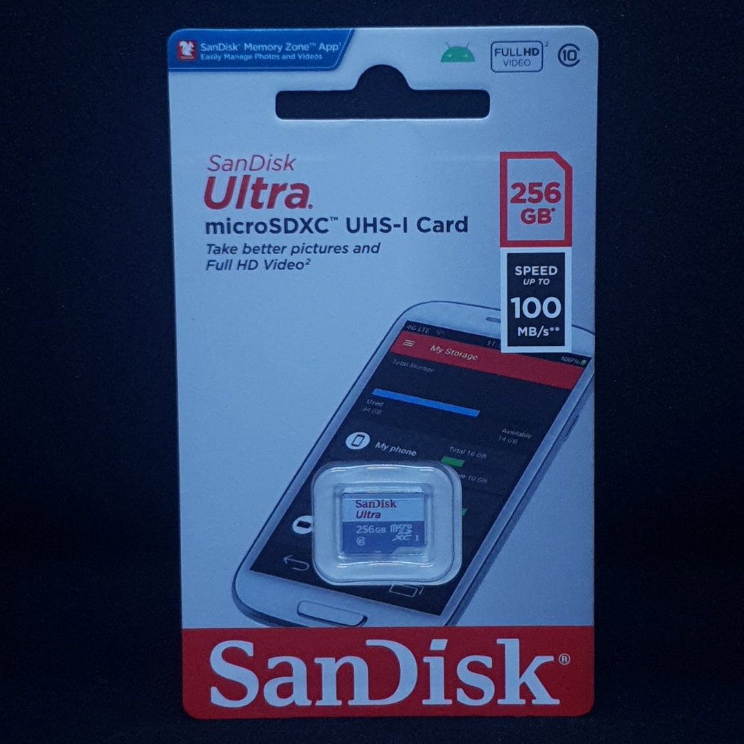 256GB Sandisk Ultra MicroSD Card