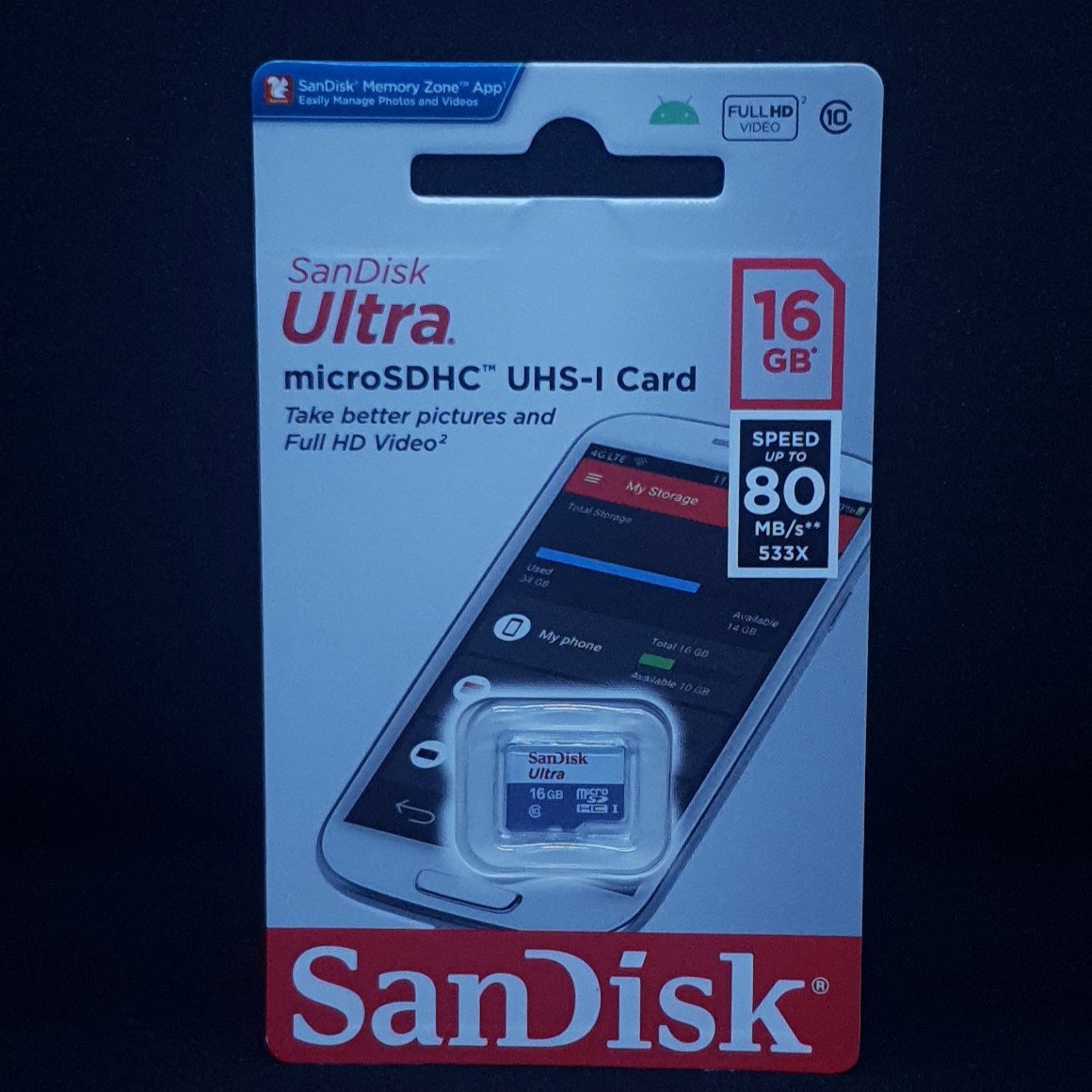 16GB Sandisk Ultra MicroSD Card_0