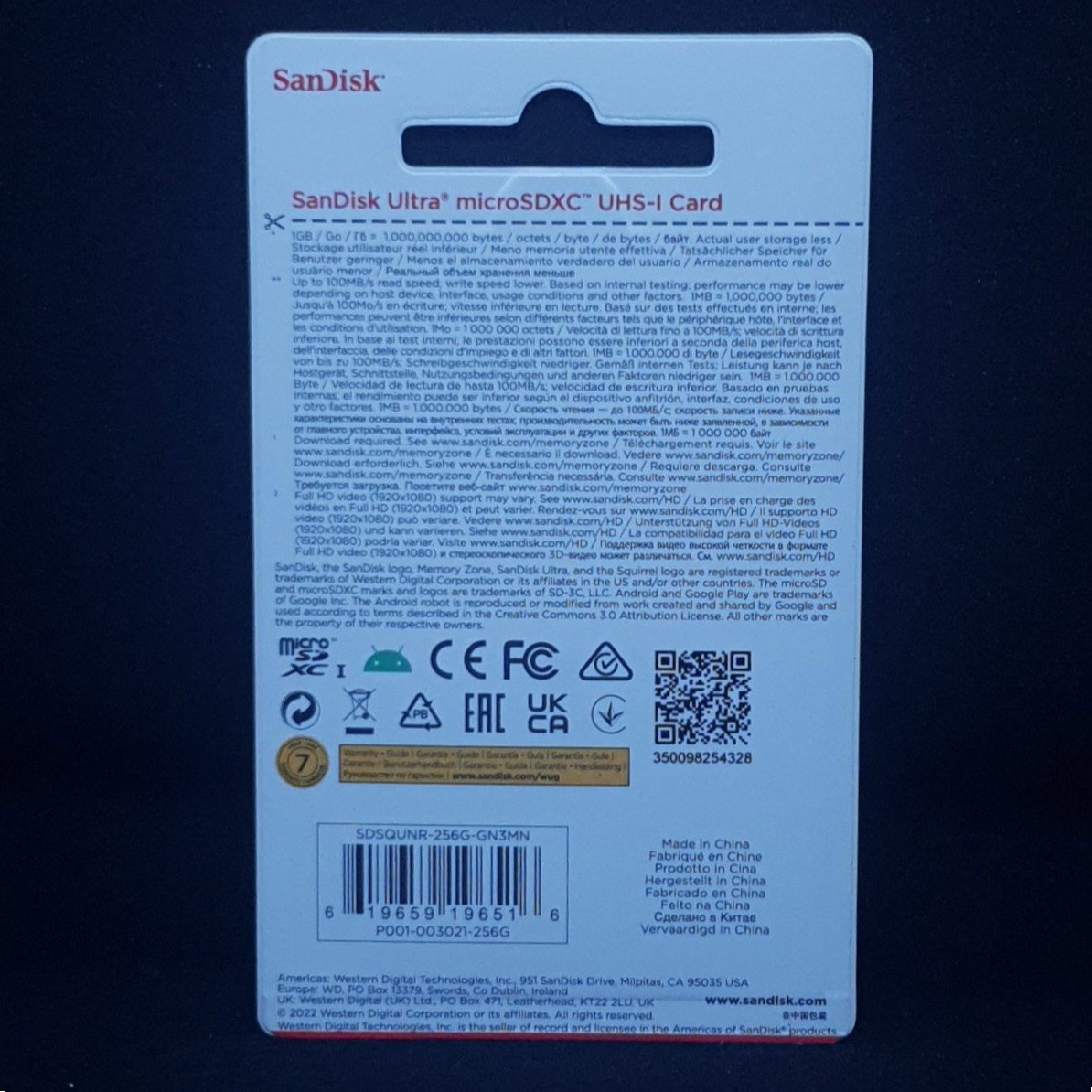 128GB Sandisk Ultra MicroSD Card _1