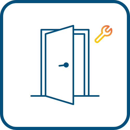 Réparation de portes, d'armoires en bois