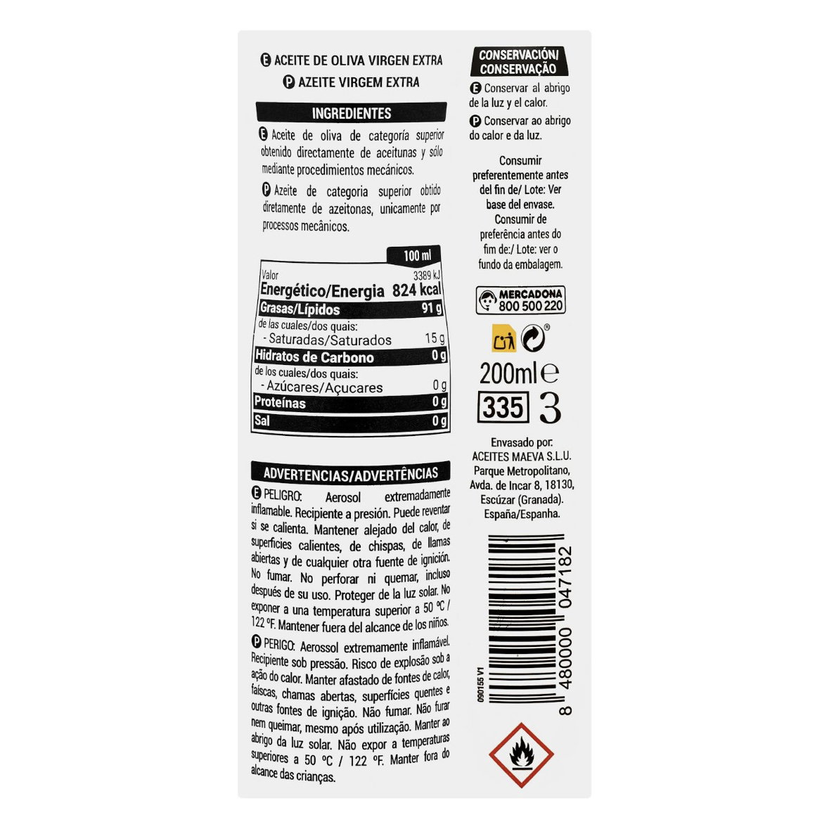Aceite de Oliva Virgen Extra 200ml_1