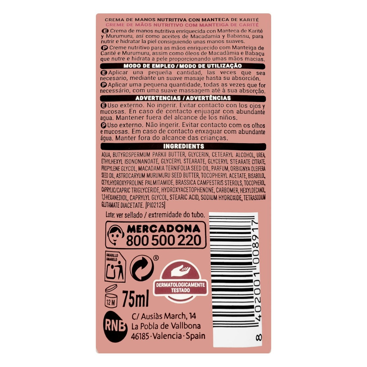 Crema de manos nutritiva Deliplus_1