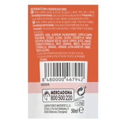 Desodorante en crema piel delicada Deliplus antitranspirante 0% alcohol
