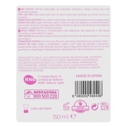 Desmaquillador de ojos y labios bifásico Waterproof Facial Clean Deliplus