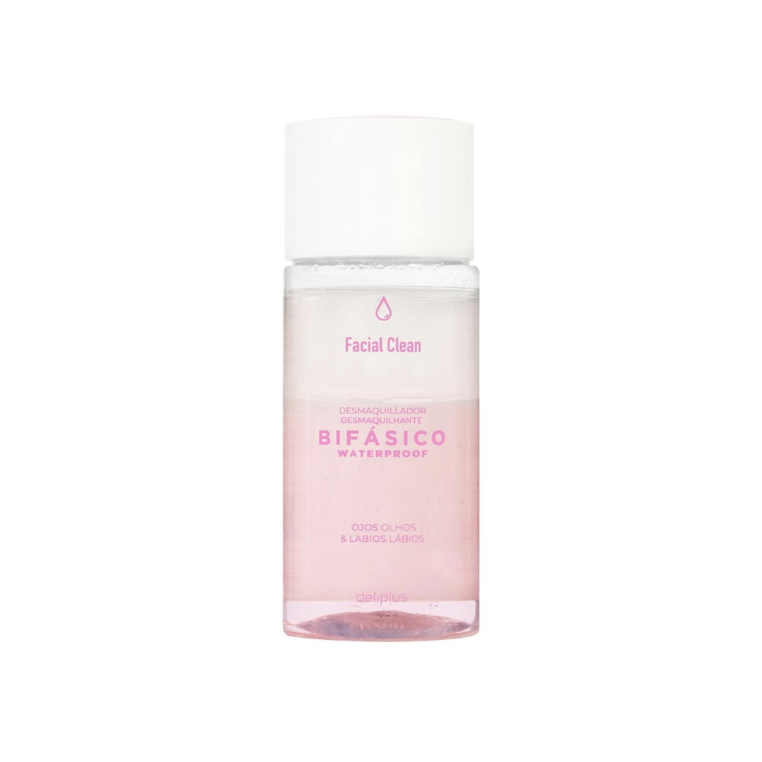 Desmaquillador de ojos y labios bifásico Waterproof Facial Clean Deliplus