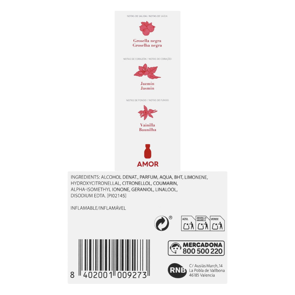 Eau de parfum mujer Como Tú Amor_1