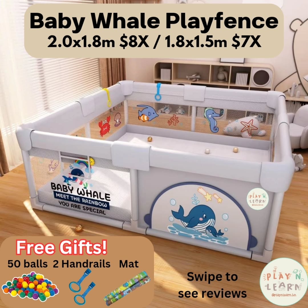BABY WHALE PLAYFENCE _0