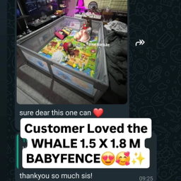 BABY WHALE PLAYFENCE 