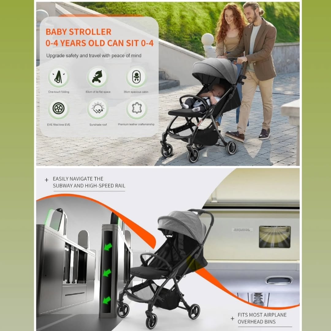 AUTO ONE HAND SELF-FOLDING STROLLER _2