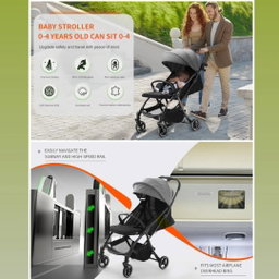 AUTO ONE HAND SELF-FOLDING STROLLER 