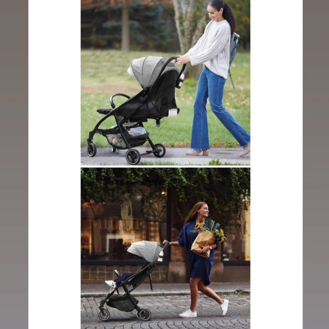 AUTO ONE HAND SELF-FOLDING STROLLER _5