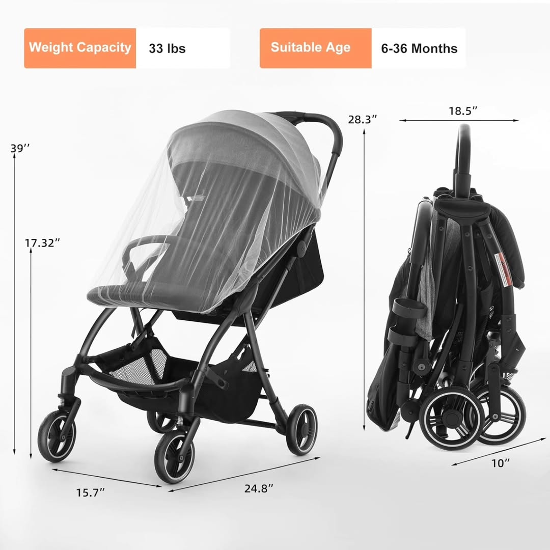 AUTO ONE HAND SELF-FOLDING STROLLER _6