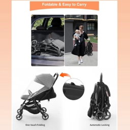 AUTO ONE HAND SELF-FOLDING STROLLER 