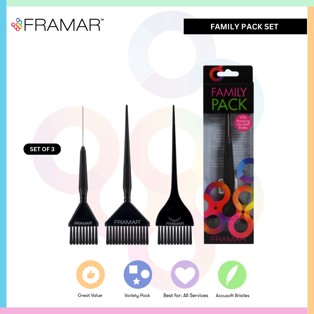 Family Pack Brush Set | Framar_0