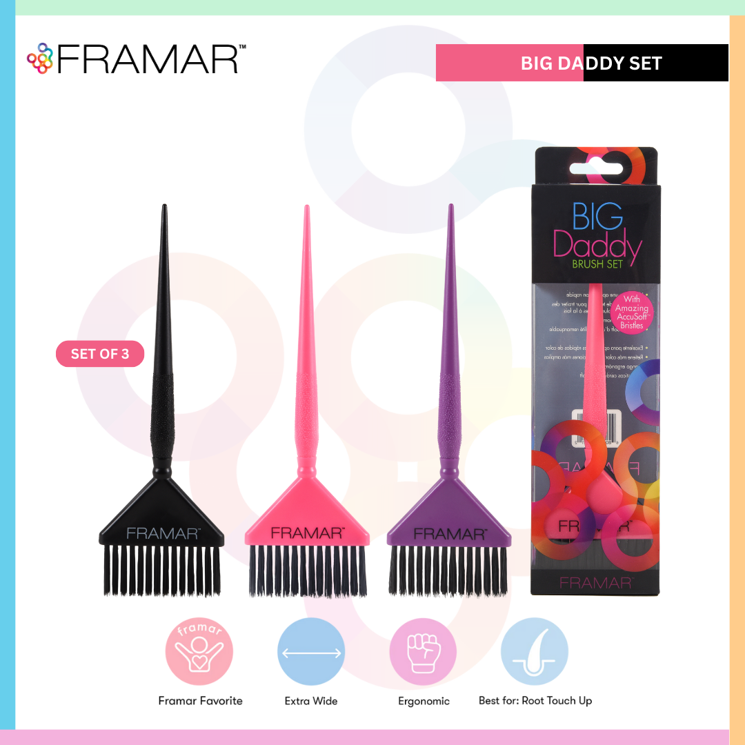 Big Daddy Brush Set of 3 | Framar_0