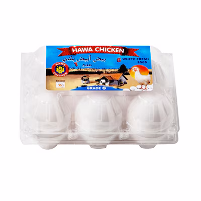 HAWA CHICKEN EGG WHITE 6PCS