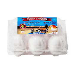 HAWA CHICKEN EGG WHITE 6PCS