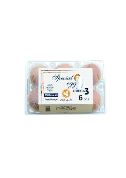 OMEGA RED EGGS 6 PCS