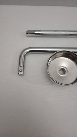 oil filter wrench cup and rod  L extension