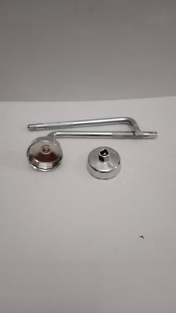 oil filter wrench cup and rod  L extension