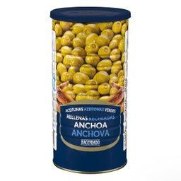 Aceitunas verdes rellenas de anchoa
