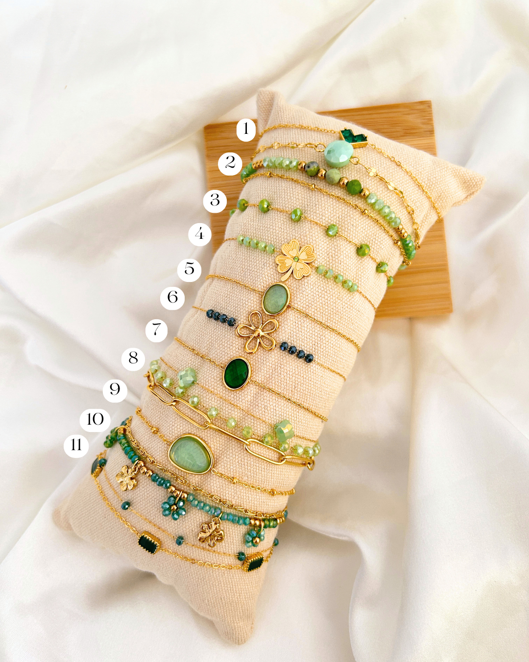 Aventurine & Malachite Bracelets _0