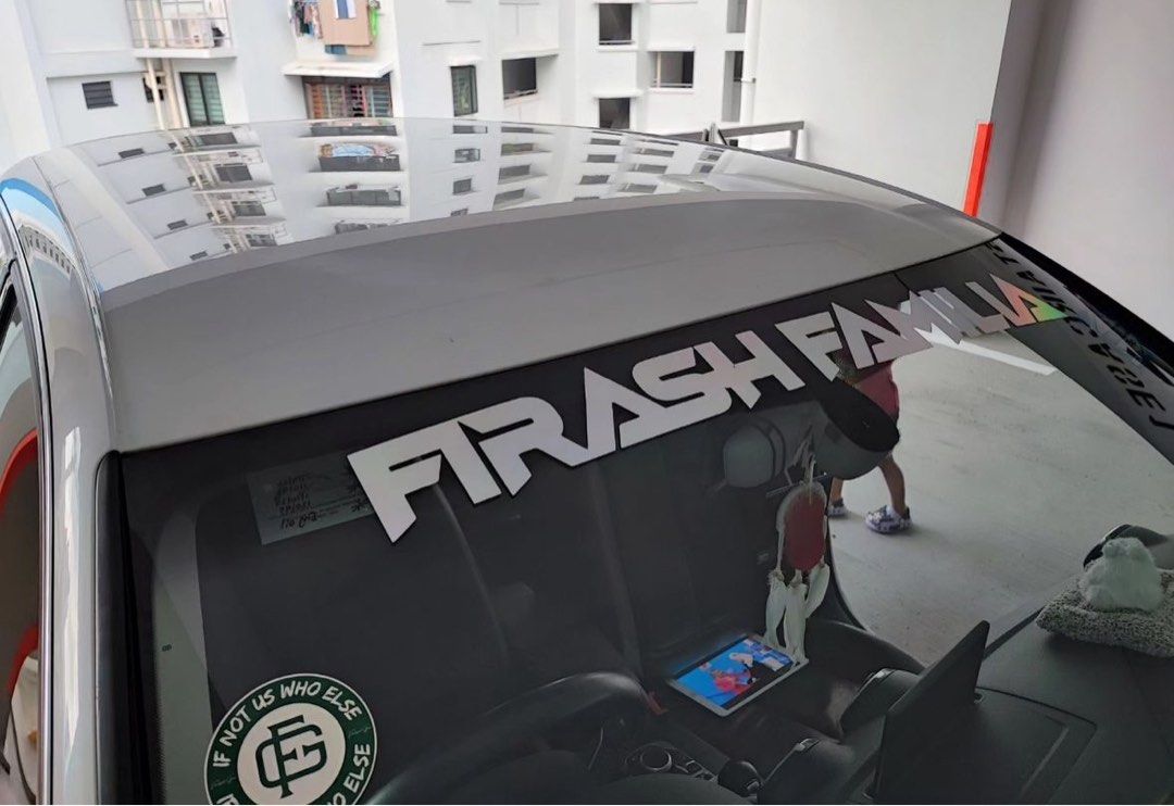 Custom Sunshade Banner for Car/Van with Installation*_3