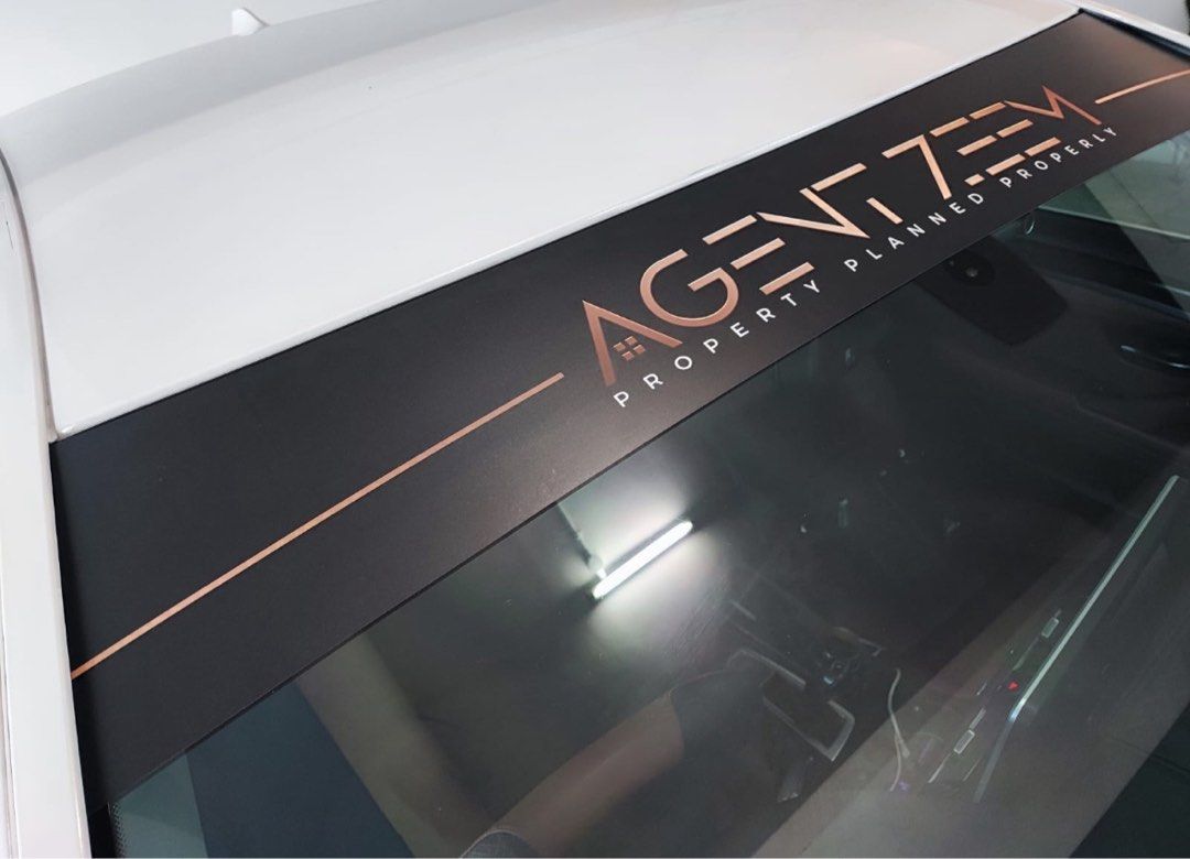 Custom Sunshade Banner for Car/Van with Installation*_7