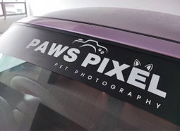 Custom Sunshade Banner for Car/Van with Installation*