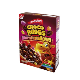 POPPINS CHOCO RINGS MARSHMELLOW 350G