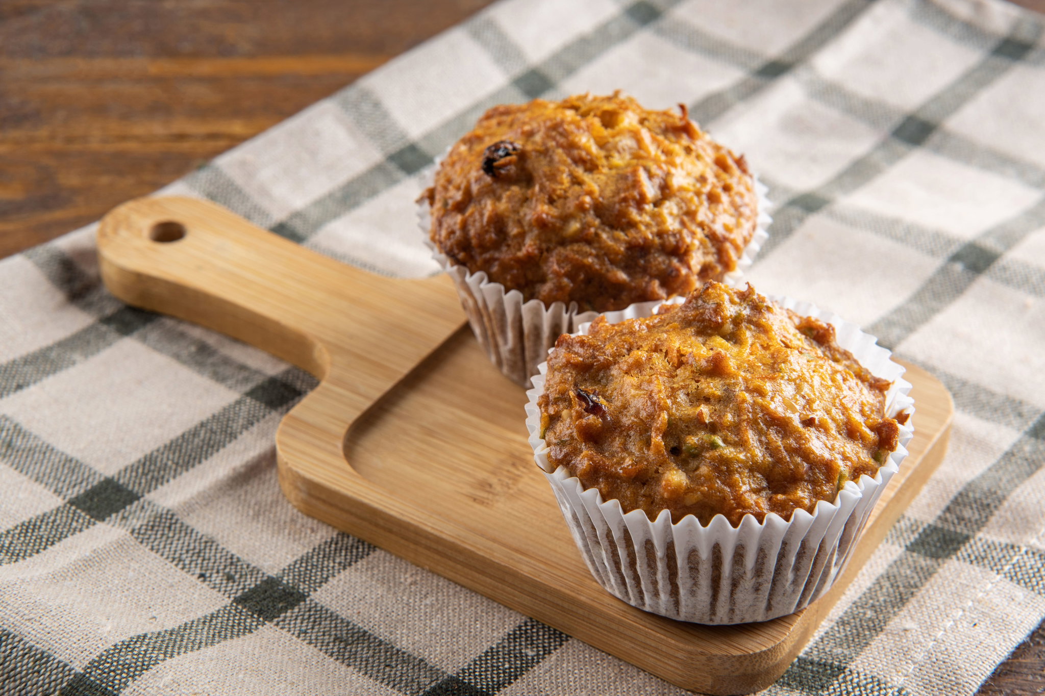 Vegan apple and carrots muffin_0