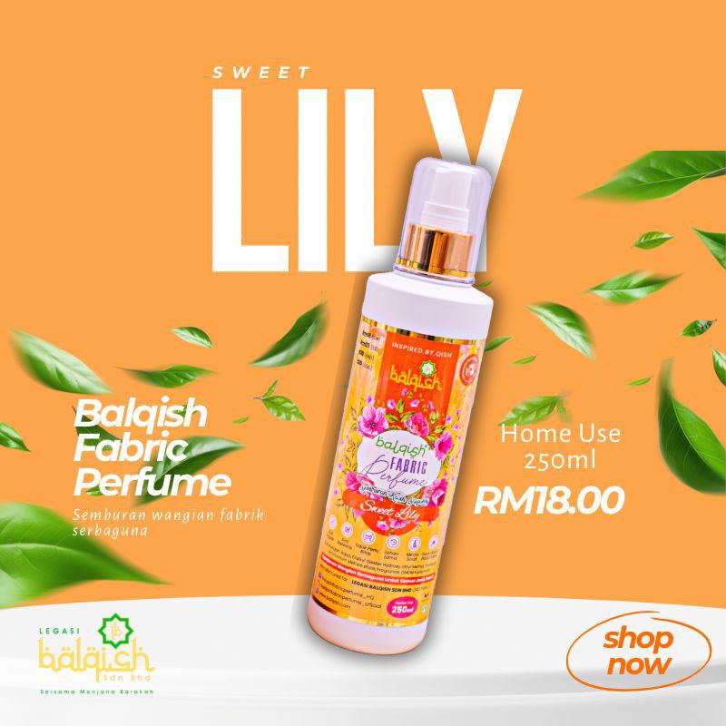 Balqish Fabric Perfume Sweet Lily
