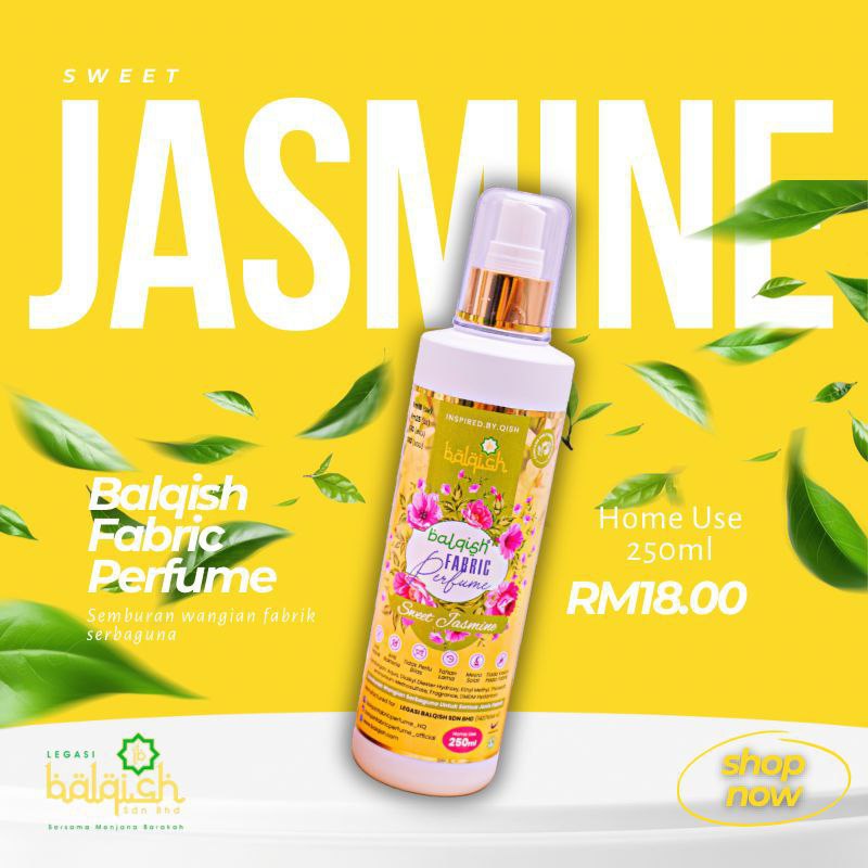 Balqish Fabric Perfume Sweet Jasmine_0