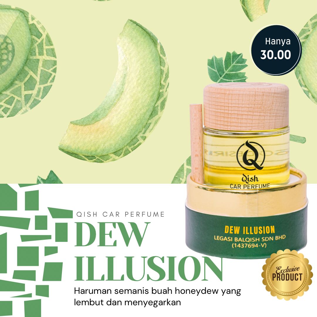 Qish Car Perfume - Dew Illusion