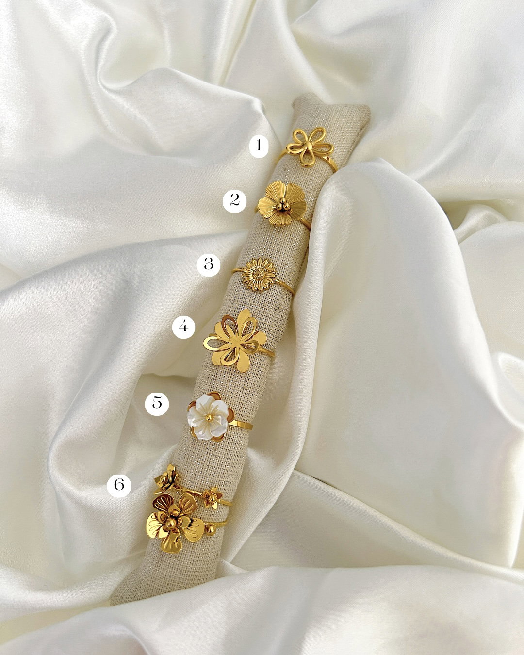Floral Rings