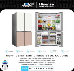Réfrigérateur Side by side Hisense 