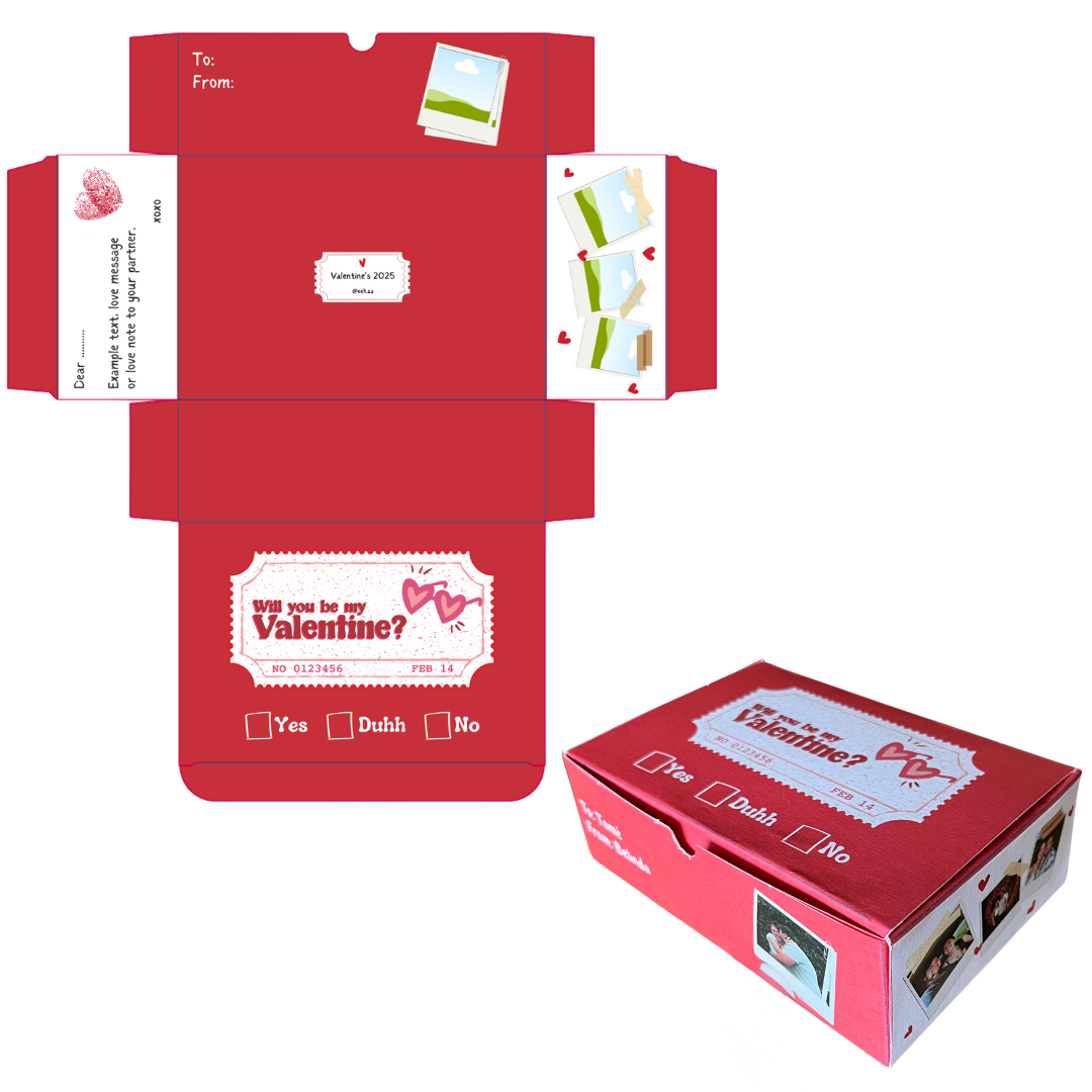 Valentine's Custom DIY Gift Box