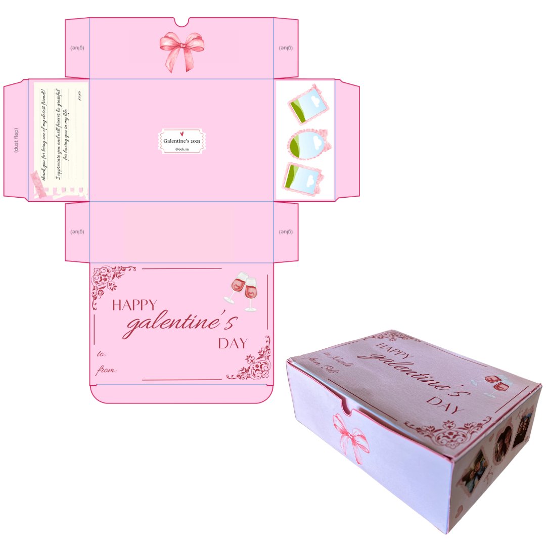 Galentine's Custom DIY Gift Box