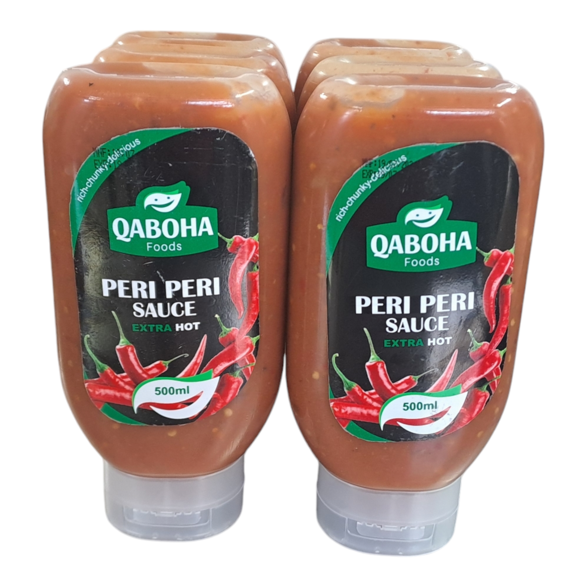peri peri extra hot sauce 6 x 500ml _0