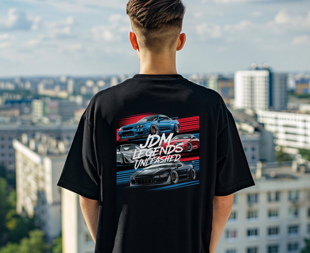 JDM Legends Unleashed T-Shirt for JDM Car Enthusiasts