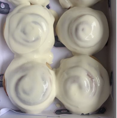 Plain Frosted Cinnamon Rolls
