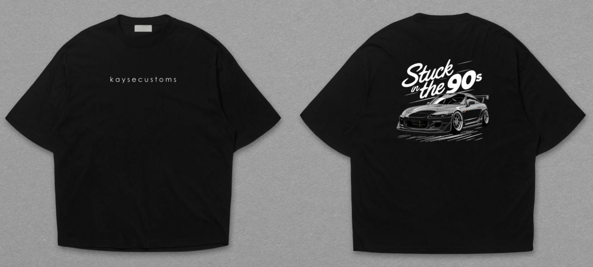 Stuck in the 90s T-Shirt for JDM Car Enthusiasts _2