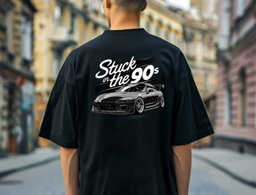 Stuck in the 90s T-Shirt for JDM Car Enthusiasts 